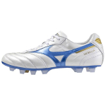 Mizuno Morelia 2 Mugavad Mitmek&uuml;lgsed Libisemiskindlad Vastupidavad Jalgpallikingad Unisex Jalgpallikingad Valge Sinine P1GA240125 44.5
