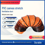 Paksustatud PVC sisset&otilde;mmatav ventilatsioonikanal: Leegiaardpidav, Happe- ja leeliskindel, K&otilde;rgtemperatuurikindel veekindel v&auml;ljat&otilde;mbevoolik k&ouml;&ouml;ki ja tualetti. Diameter 350mm x Length 1m