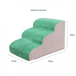 Lemmikloomitrepid ja kaldtee: Eemaldatavad, Pestavad Vahtast Astmed Kassidele ja Koertele, Ideaalne Voodite ja Diivanite jaoks