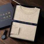 Meeste 100% puhas ka&scaron;miir kampsun - &uuml;mara kaelusega, lahtise l&otilde;ikega, paks ja soe s&uuml;giseks/talveks S