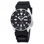 Renoveeritud Seiko musta sihverplaadiga automaatne sukeldumiskell SKX007J1 200M Meeste kell must