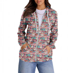 Naiste kapuutsiga dressipluusid Trendikad topid Vabaaja s&uuml;gisemood Pikkade varrukatega taskutega pusa Pullover Kerge L