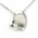 Used TIFFANY&Co. Necklace Full heart Silver925 2.9g Silver Accessories