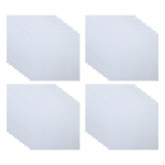 40 Pieces Fursuit Eyes Mesh Cosplay Prop Easy to Cut for Eye Sheet Masquerade valge