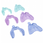 6 tk v&auml;rvilised hambaj&auml;ljealused plastmaterjalid hambahoidja One Size