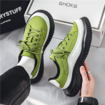 Meeste Fadi vabaaja mitmek&uuml;lgsed paksude tallaga kingad Meeste spordijalatsid Kulumiskindlad Trendikad platvormsneakerid Zapatillas Hombre 39 roheline