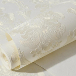 Euroopa k&otilde;rgekvaliteediline 3D kolmem&otilde;&otilde;tmeline tapeet magamistoa, elutoa, teleri taustaseina jaoks 53cmx3m valge