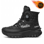 S&uuml;gis/talv Suured meeste kingad Nahast pealsed v&auml;lisspordispordijalatsid Palhjad paksendatud soojad lume puuvillased saapad 48