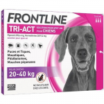 Frontline Tri-Act koer - Kirpude ja puukide vastane koertele L - 20-40kg - 3 pipetti