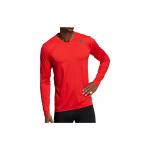 Adidas Techfit pikkade varrukatega liibuv jooksu-treeningu-fitnessi T-s&auml;rk meestele Punane GL9894 XL