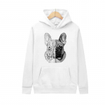 Kena prantsuse buldogi prindiga kapuutsiga pusa Moodsad trendid Kapuutsiga pusa Topid Meeste vabaaja t&auml;navar&otilde;ivad Pullover Kevad S&uuml;gis Unisex riided S