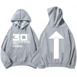 A BEAUTIFUL LIE 20. AASTAP&Auml;EVA ROOSIGA HOODIE THIRTY SECONDS TO MARS B&auml;ndi Graafilised Dressipluusid S&uuml;gisene Fliis Meeste Pulloverid Unisex S