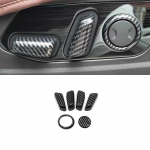 LHD/RHD 2022 For Hyundai Tucson NX4 interior Accessories ABS Carbon Car seat adjustment switch button decor sticker carbon