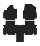 Dywaniki samochodowe welurowe do: KIA EV9 crossover (2023-) anthra