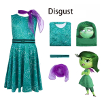 Multikas Animesis Inside Out 2 R&otilde;&otilde;m Cosplay Kost&uuml;&uuml;m Poistele T&uuml;drukutele R&otilde;ivakomplekt Maskiga Halloweeni S&uuml;nnip&auml;evapeo Cosplay Kombinesooni Komplekt 140 blue