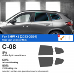 For BMW X1 U11 2024 Pre-Cut Easy tall Car Window Tint Film Kit Solar Tinted Film Privacy,Heat &UV Protection VLT 35 percent
