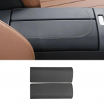 Nahast Autokeskkonsooli Paneeli Kate Raami Liist Kleebis Salongi Muudatused Mercedes Benz E-klass W214 E260 E300 2024+ jaoks Armrest Box Black