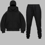 S&uuml;gis-Talvine Meeste Kapuutsiga T&otilde;mblukuga Spordi Tuulekindel Ninja S&otilde;nadega Disain Balaklava Linnamoe Komplekt 3XL must