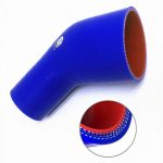 45-kraadine silikoonvoolik Intercooleri Turbo Sisselaskekao &Uuml;hendik Voolik Reduktor Universaalne Mitu suurust Sinine 45-102mm 45-51mm