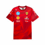 Puma Scuderia Ferrari HP 20. aastap&auml;ev Punane Koopia Prindiga &Uuml;mmarguse Kaelusega V&otilde;idus&otilde;idu T-s&auml;rk Meeste Topid 763956-01 M