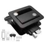 M63K-RV Lock Caravan Door Handle Lock Cabin Panel Lock Double urance Anti-Theft Portable For RV Camper Caravan must