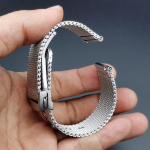 Rihm Omega Seamaster 300 007 Kellarihm 20mm 22mm Roostevaba Teras Luksuslik V&otilde;rkk&auml;epael &Auml;rikella Tarvikud2027. 20mm h&otilde;be