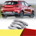 MG ZS 2017- jaoks Kroomitud Auto Uksek&auml;epideme Kate Viimistluskleebised V&auml;lisukse K&auml;epideme Kate-M53K Chrome Plated