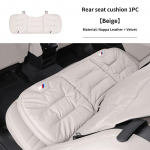 Uus Luksusauto Samet Nahk Padi Hingav Tagumise Istme Padi Kate BMW Tarvikud BMW F30 E60 F20 E46 E90 F10 G60 X5 jaoks Beige 1pc