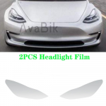 For Tesla Model Y 3 X - ppf TPU Car Protection Film Anti-Scratch Rearview Blackened Headlight car headlight accessories Model 3 2020-2023