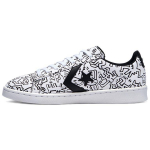 Converse x Keith Haring Pro Leather OX Valge Must Punane 171857C Unisex Madalad Tennised 36