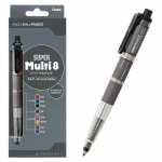 Pentel Mehaaniline pliiats Super Multi 8 V&auml;rvi Asendusotsikute Komplekt XPH803ST 8, Otsikud, Komplektis, hall v&auml;rv