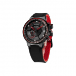 CITIZEN Valgutoitega Kvartsmehhanism Nahkrihmaga K&auml;ekell 44mm Meeste Kellad Must T&auml;hik CC3079-11E Black Red