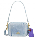 Coach Carey Crossbody kott ripatsiga Naiste &otilde;lakott Kuldne Hele-Denim CEK75-IMNIM Basic Set (Bag+Dust Bag)