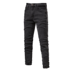 S&uuml;gisesed teksap&uuml;ksid Meestele Slim Fit Sirged teksap&uuml;ksid Meestele Kvaliteetne puuvill Business Casual R&otilde;ivad Meeste teksap&uuml;ksid 33 black