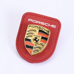 Nahast Autokleepsud P&auml;ikeseprillide Klamber Hoidik Auto P&auml;ikesesirmiklamber Magnetiline Porsche 911 Pajun Cayenne Cayman Panamera Macan Taycan