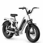 G-FORCE RS ST elektriratas, 48V 15Ah eemaldatav aku, Shimano 7-k&auml;iguline valge