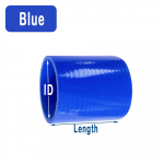 ID16~100mm Blue Universal Turbo Intake Silicone Pipe Intercooler Coupler Hose Length 100mm ID 45 48 50 55 60 63 65 70 75 80 mm 100mm sinine