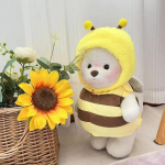 R&otilde;ivad 30 cm pehmetele m&auml;nguasjadele Kawaii pehmed karud Nuku riided Pehmed mugavad armsad kaisukarud Laste kingitus Valge pruun