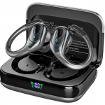BX31 TWS juhtmevabad k&otilde;rvaklapid m&uuml;rasummutavad m&auml;nguk&otilde;rvaklapid Bluetooth 5.4 HIFI spordik&otilde;rvaklapid muusikak&otilde;rvaklapid Androidile must