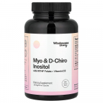 iHerb MTHF-foolhape + D3-vitamiin Miyo & D-kiro-inositool Taimsed kapslid, 120 tk 120 pcs - 1 ea