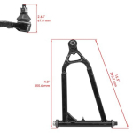 Eesmised &uuml;lemised parem ja vasak A-&otilde;&otilde;tsad Yamaha Raptor 700R YFM700R 20092014 Mootorratta vedrustuse komponentide uuendus OffRoad R jaoks United States