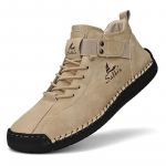 Uued 2024. aasta k&auml;sitsi valmistatud nahast vabaajajalatsid Disainiga tossud Meeste hingavast nahast kingad Meeste poolsaapad &otilde;ues 38