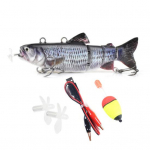 13CM/35G elektriline mitme liigendiga p&uuml;&uuml;gilant konksudega USB Taaslaetav LED helendav Swimbait robot kunstliku s&ouml;&ouml;daga p&uuml;&uuml;gitarvikud B