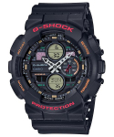 Casio G-SHOCK Meeste Vaik 200M Veekindel Digitaalne P&otilde;rutuskindel Kvartsikell GA-140-1A4 must
