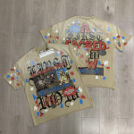 DRIPX Streetwear Vintage Pesitud Teemant L&uuml;hike T-s&auml;rk Meestele &Uuml;mmargune Kaelus L&uuml;hikesed Varrukad L&otilde;tv Puuvillane Kivist T-s&auml;rgid &Uuml;legabariidiline S black