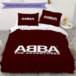 ABBA Mustriga Voodipesu Tekikott Padjap&uuml;&uuml;r Kodu Kaunistus S&uuml;nnip&auml;evakingitus (1 * tekikott + 2 * padjap&uuml;&uuml;ri ilma s&uuml;damikuta)04 135x200cm