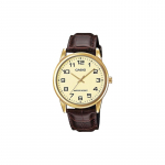 Casio STANDARD seeria osutitega seeria, moodne &auml;ri lihtne retro kirjanduslik vaba aja mitmek&uuml;lgne klassikaline digitaalne kell veekindel MTP-V001GL-9B kuld