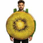 Kiivi cosplay kost&uuml;&uuml;m, t&auml;iskasvanu One size fits all adults roheline