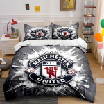 Manchester Unitedi logo kujundus. Voodipesukomplektid Tekikotikomplektid Tekikotid Padjap&uuml;&uuml;rid(1 * Tekikott 2 * Padjap&uuml;&uuml;ri (tekk ei kuulu komplekti)) 135x200cm
