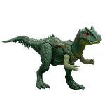 Mattel Jurassic World Allosaurus Lastekuju Dinosaurus Vanuses 4 ja JLF33 Kahjustatud! Helendav m&auml;nguasi, u.. 36,7 cm pikkus, &Uuml;les, Roheline,